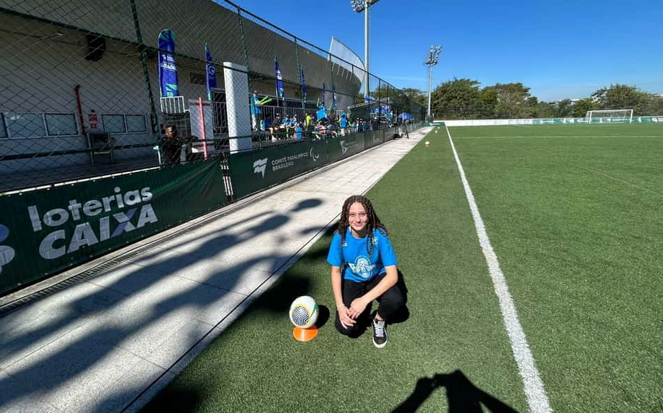Crianças vivem dia de torcida e inclusão na final do Brasileiro de Futebol PC