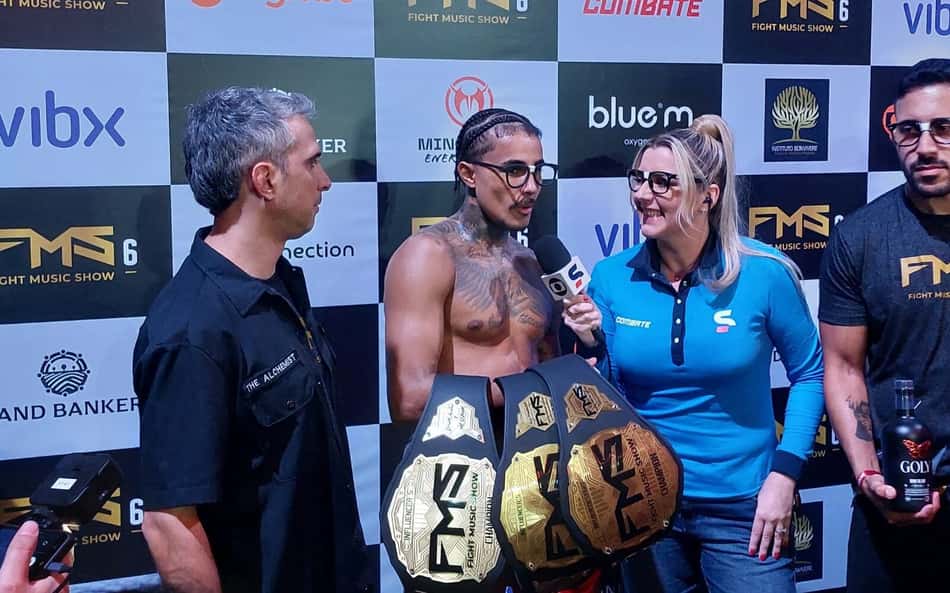 Livinho nocauteia humorista e é tricampeão do Fight Music Show