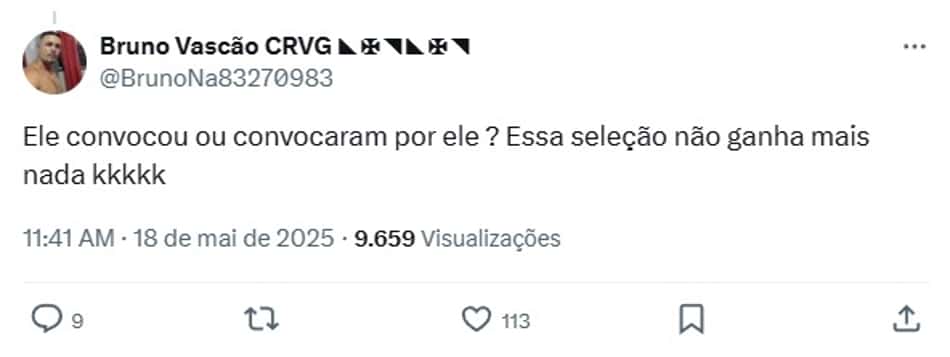 Pré-lista - Seleção Brasileira