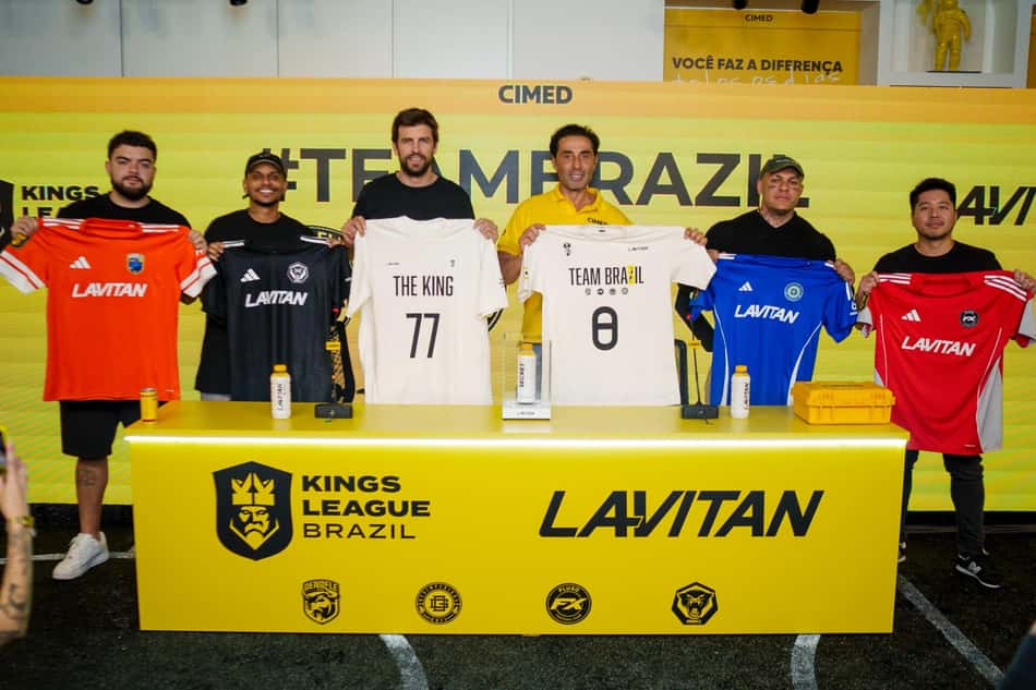 Kings League Brasil e Lavitan firmaram parceria para patrocínio dos times que vão ao mundial da competição
