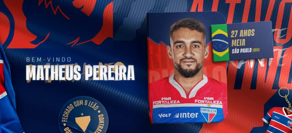 Fortaleza anuncia Matheus Pereira