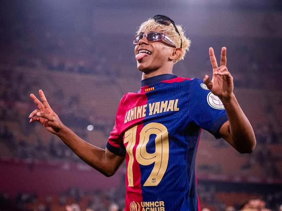 Lamine Yamal, comandado por Flick, teve excelente temporada (Foto: Reprodução/Lamine Yamal)