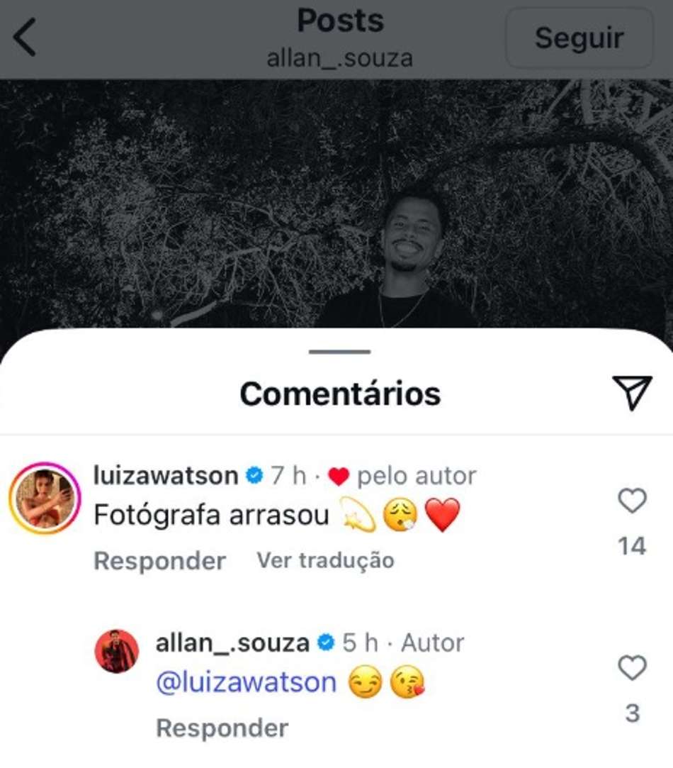 Allan, do Flamengo, vive romance com ex de Cauã Reymond