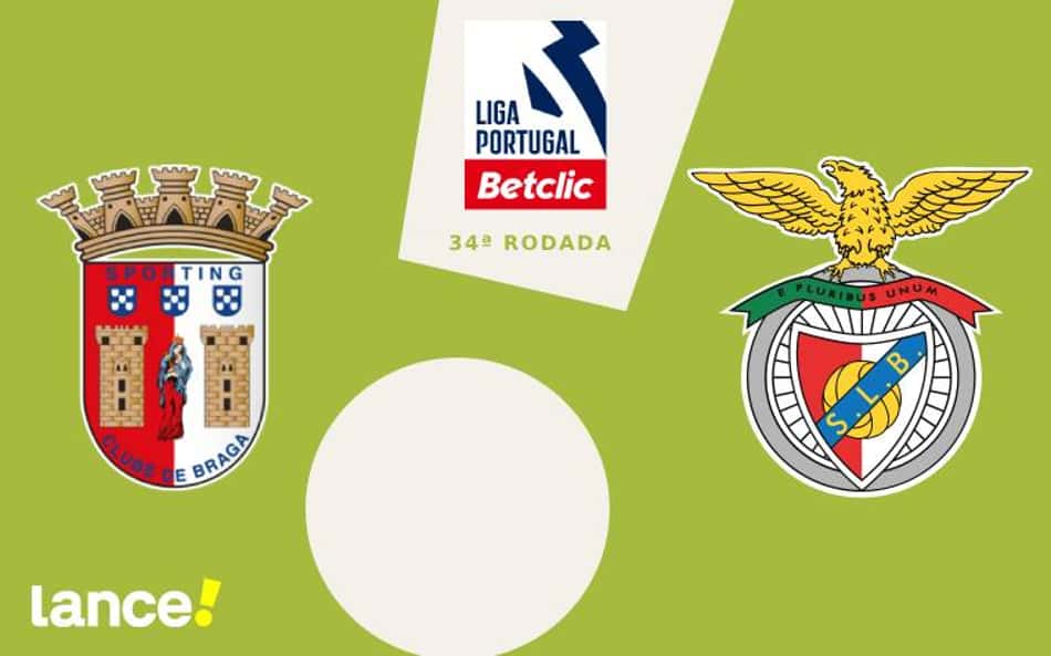 Braga x Benfica: onde assistir, horário e prováveis escalações do jogo pelo Campeonato Português