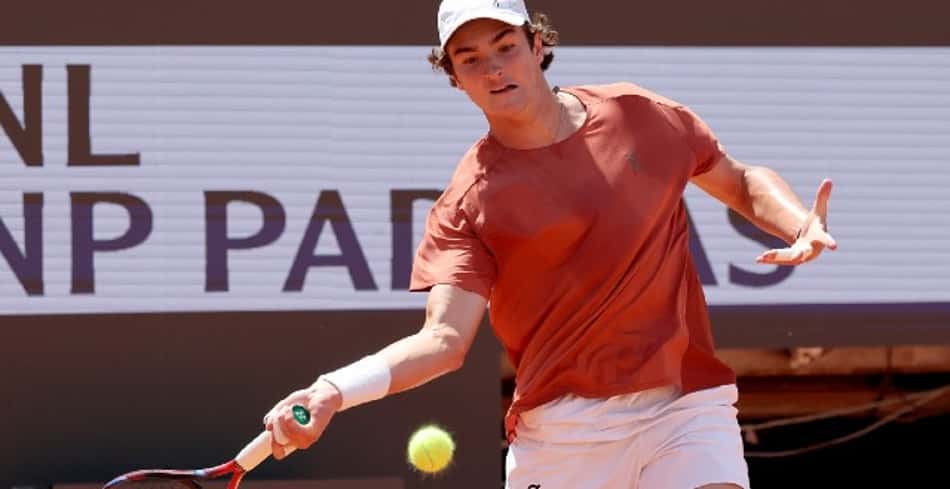 João Fonseca em treino em Roma (FIPT)