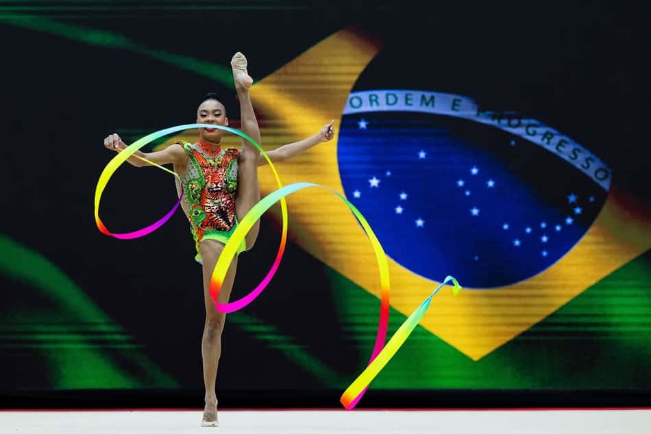 Geovanna Santos foi bronze no individual geral