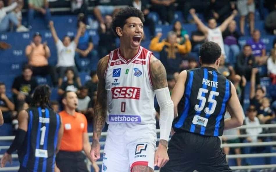 Franca e Pinheiros se enfrentaram, nesta terça-feira (13), pelos playoffs doNBB (Foto: Divulgação/NBB)