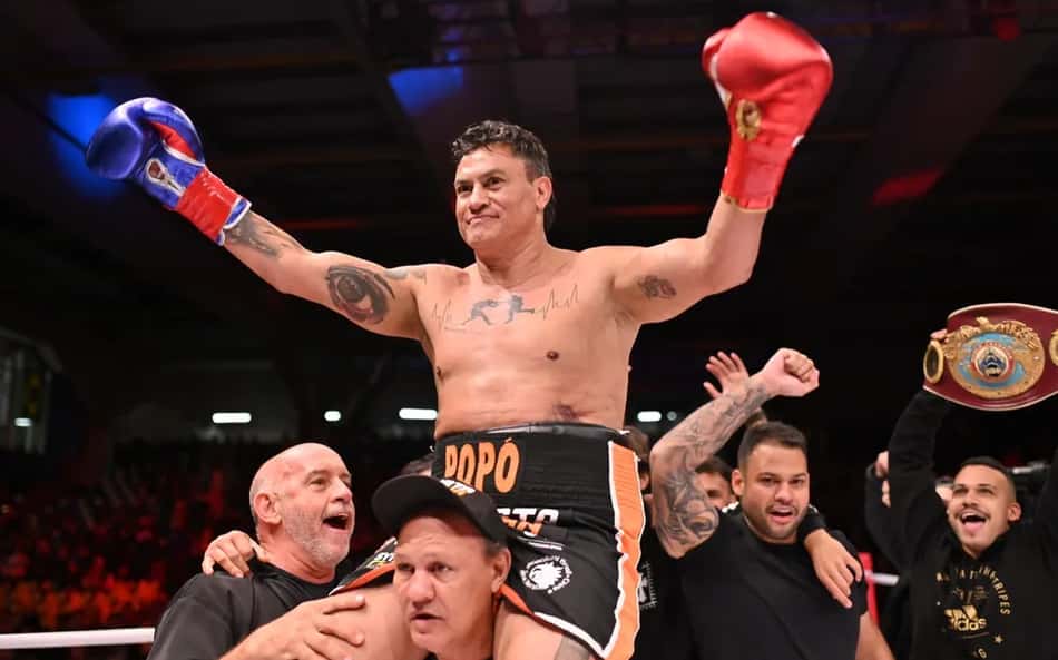 Popó Freitas revela quase luta no boxe contra Mayweather: 'Ele correu'