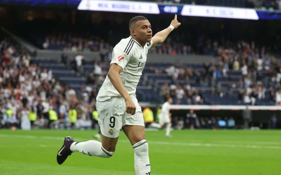 Mbappé bate recorde do Real Madrid em El Clásico