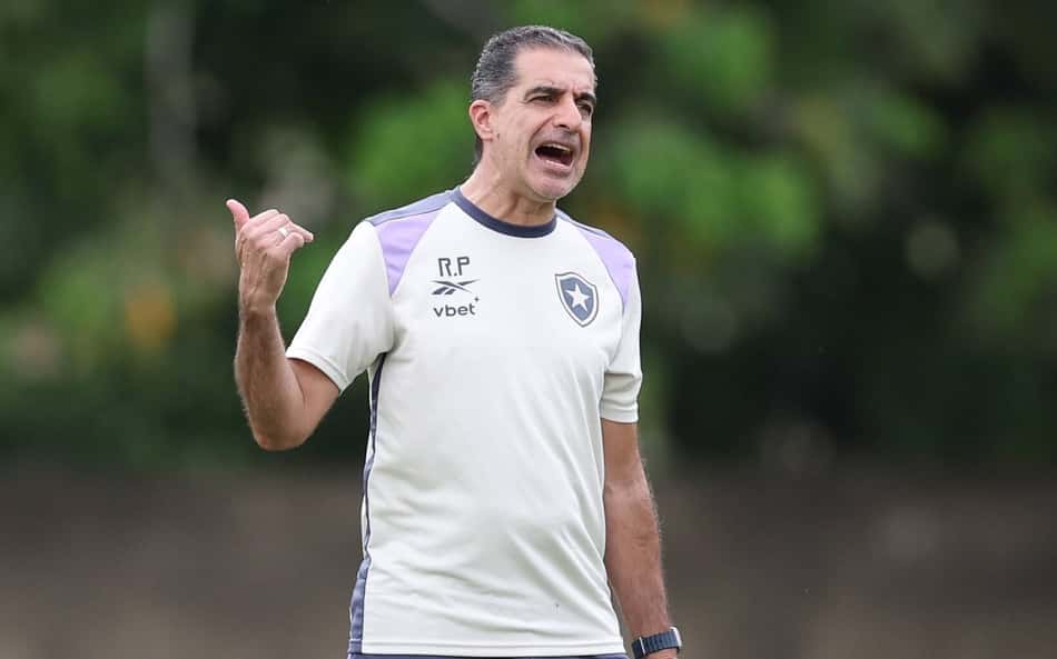 'Se a pressão influi, não posso estar aqui', diz técnico do Botafogo