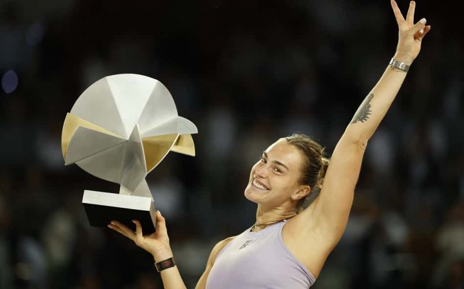 Campeã em Madri, Sabalenka repete feito de Serena Williams; entenda