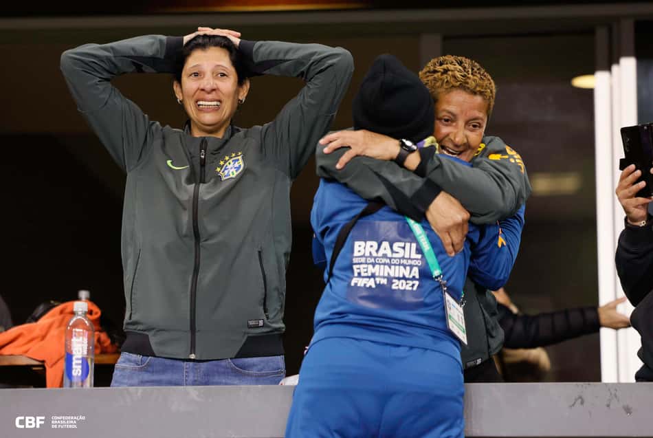 Vitória histórica diante dos EUA emocionou brasileiras. (Foto: Rafael Ribeiro/CBF)