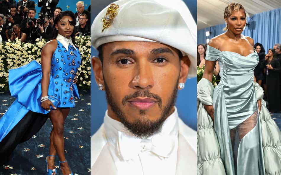 Confira looks dos atletas no Met Gala 2025; Hamilton é coanfitrião