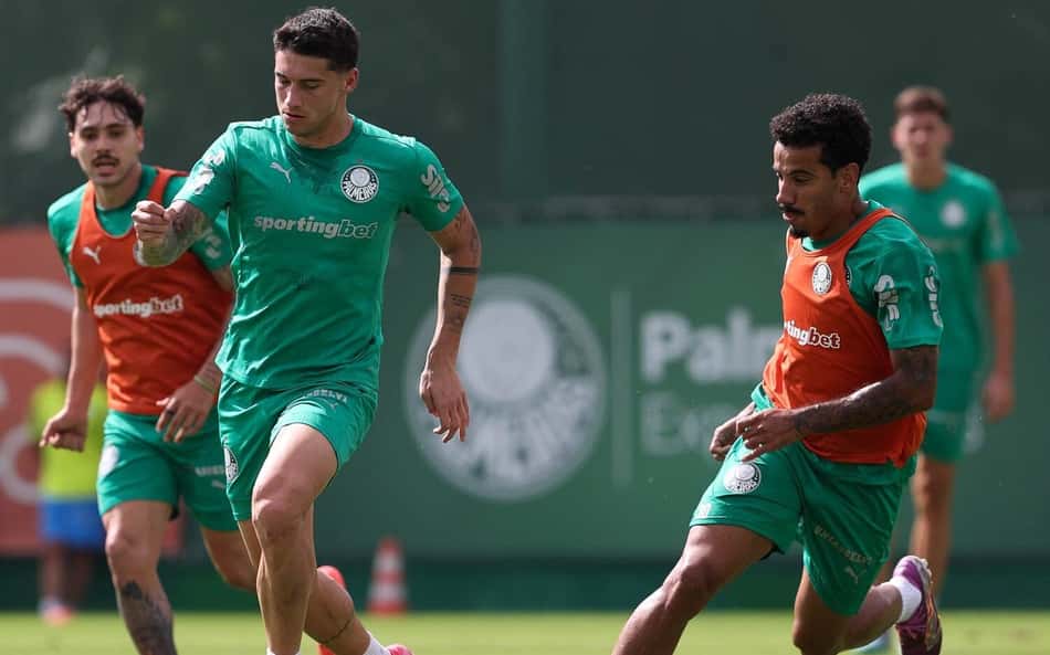 Treino do Palmeiras na Academia de Futebol