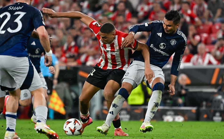 Casemiro prega respeito e elogia o Bilbao após vitória na Europa League: 'Não desistem'