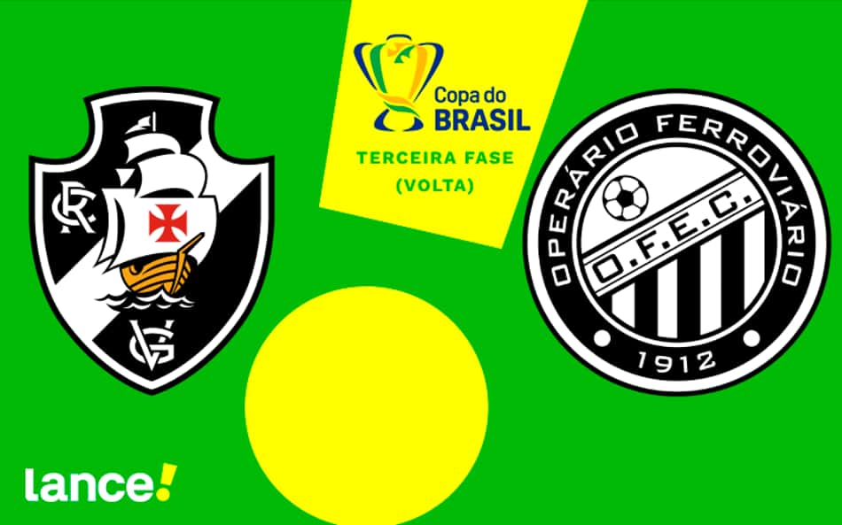Vasco x Operário: onde assistir ao vivo, horário e escalações confirmadas