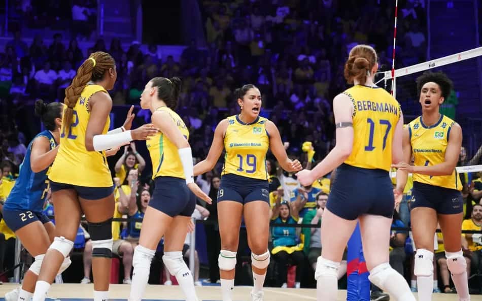 Brasil x Bélgica na VNL feminina: saiba o horário e onde assistir