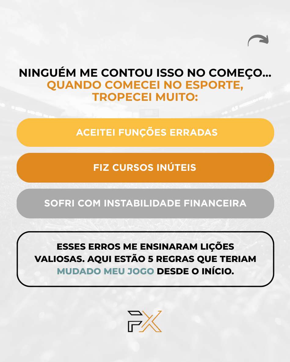 Gestão Esportiva na Prática: 5 Regras de Ouro para a empregabilidade no esporte