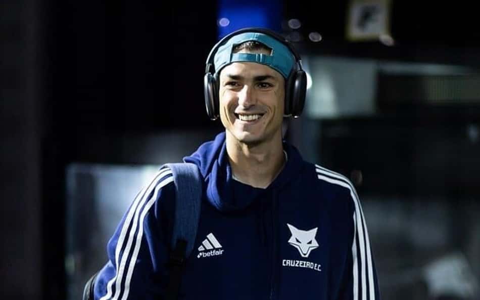Atacante Dinenno, do Cruzeiro (Foto: Caique Coufal/Cruzeiro)
