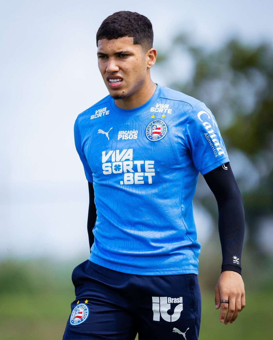 Zé Guilherme em treino do Bahia (Foto: Letícia Martins/EC Bahia)