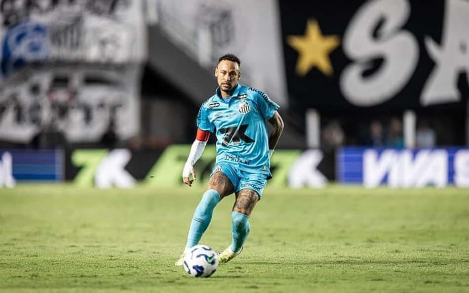 Neymar na Vila Belmiro
