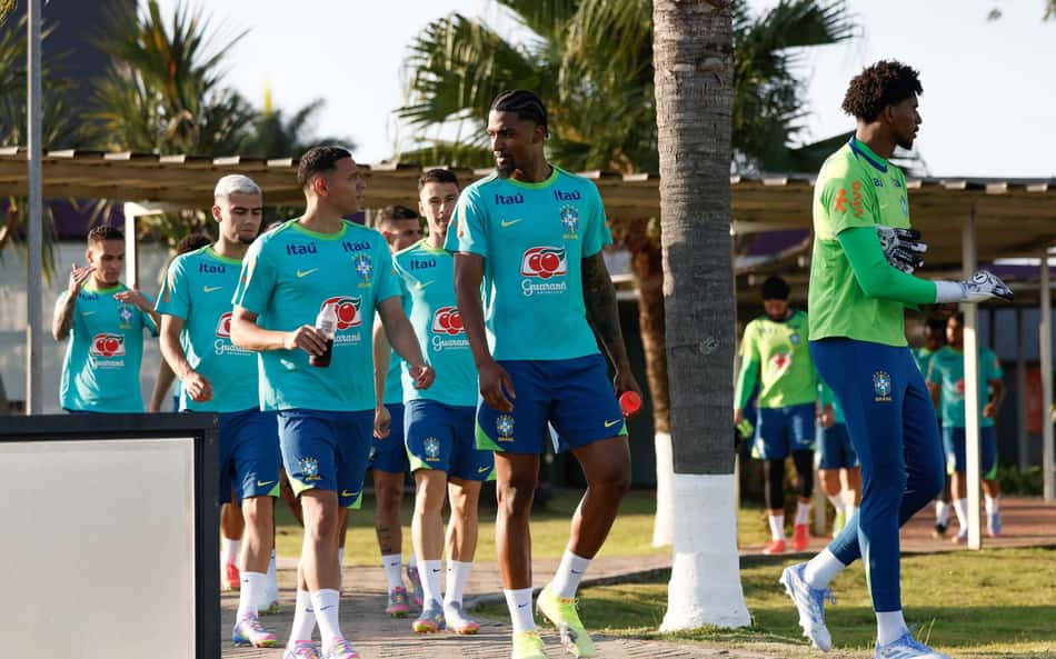 CBF Treino Seleção Brasileira