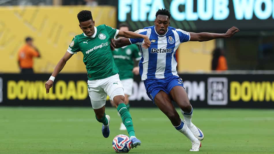 Estêvão, do Palmeiras, foi  eleito o melhor jogador em campo na partida da estreia do Verdão no Mundial de Clubes da Fifa. (Foto: Cesar Greco/Palmeiras)