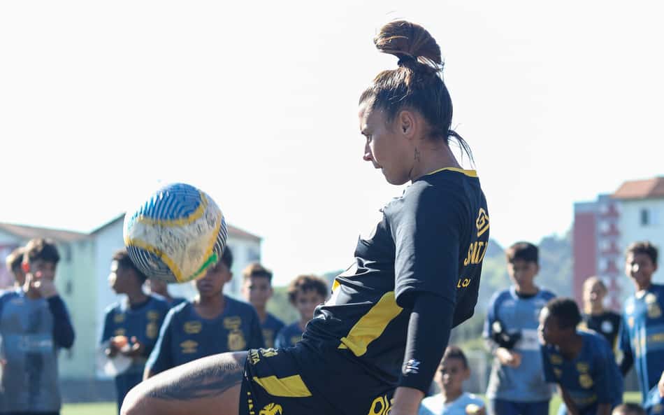 Sereias da Vila treino Santos futebol feminino CT Meninos da Vila