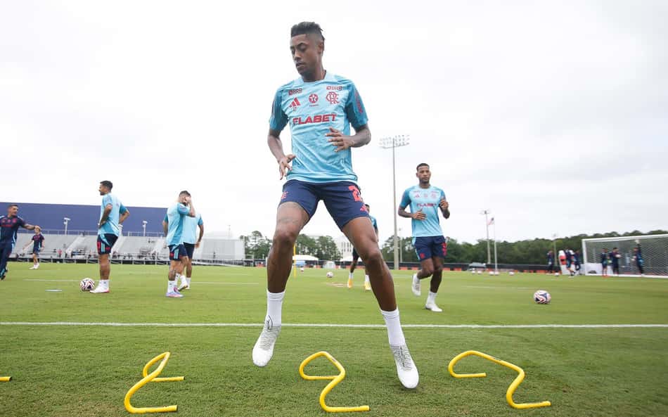 Bruno Henrique realiza treinamento com o Flamengo nos Estados Unidos (Foto: Gilvan de Souza/Flamengo)