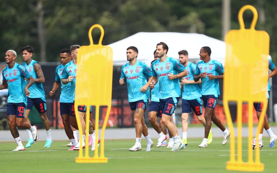 AO VIVO: Flamengo faz último treino antes de enfrentar o Los Angeles FC, direto dos EUA