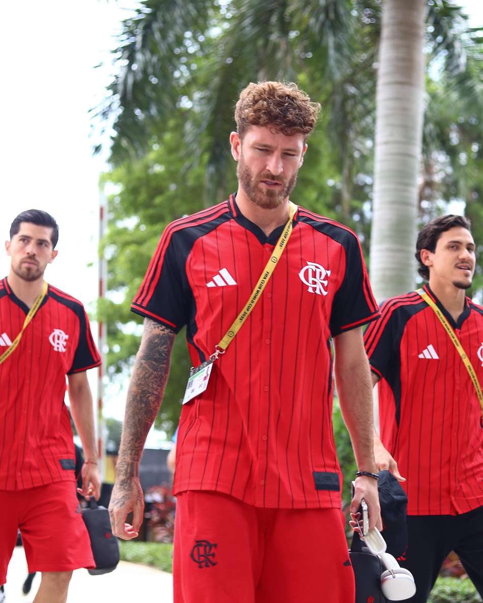 Léo Pereira antes do jogo contra o Bayern pelo Mundial de Clubes (Foto: Gilvan de Souza / Flamengo)