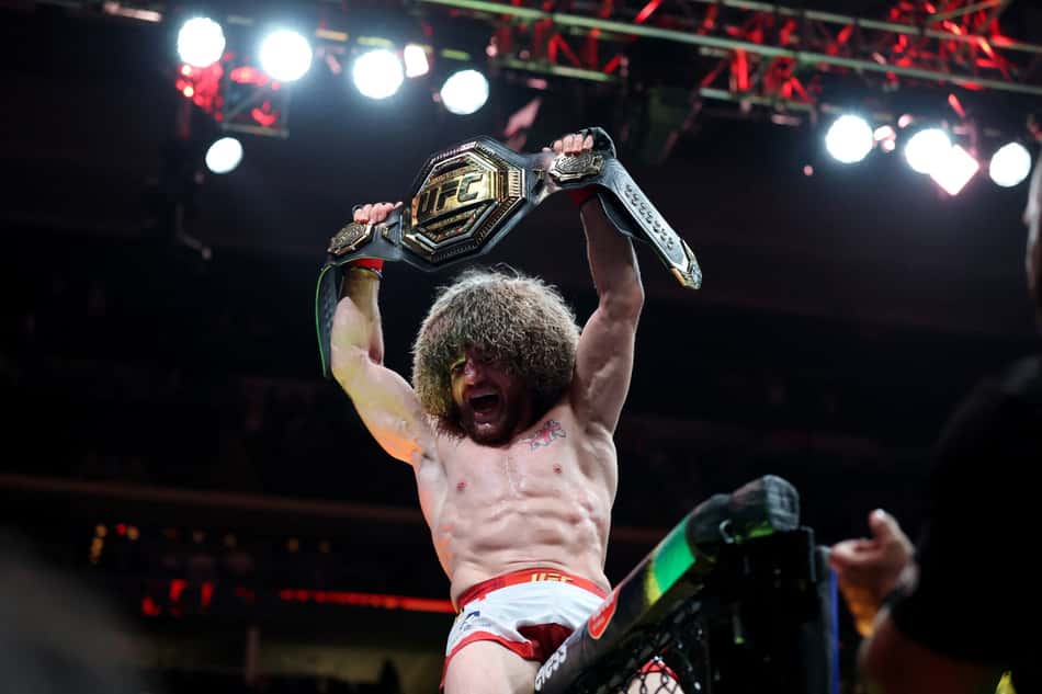 Merab Dvalishvili derrotou Sean O'Malley no UFC 316 (Foto: Elsa/AFP)