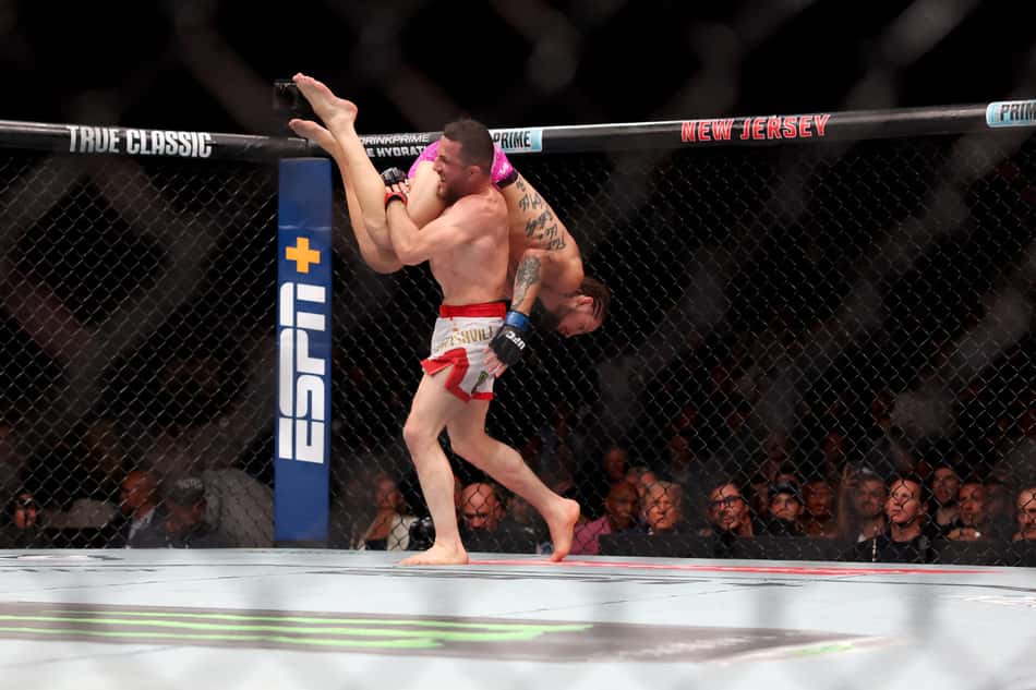 Merab Dvalishvili derrotou Sean O'Malley no UFC 316 (Foto: Elsa/AFP)