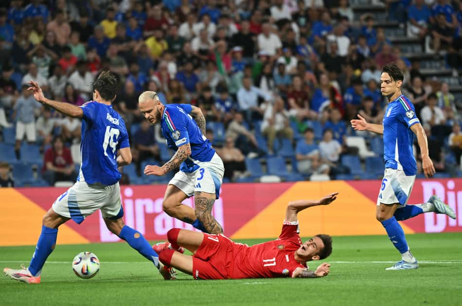 Itália x Moldávia pelas Eliminatórias