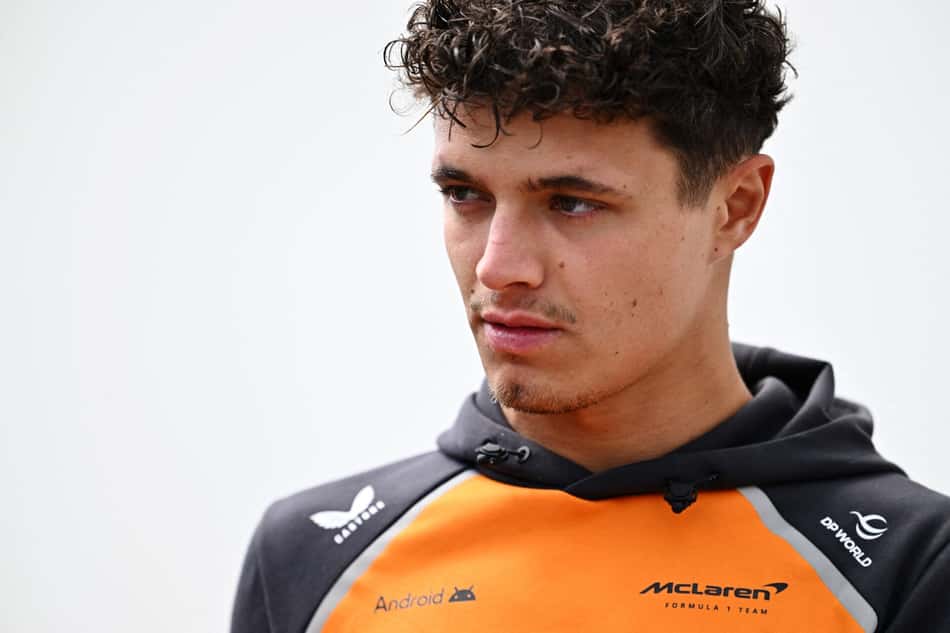 Lando Norris, da McLaren, durante GP do Canadá na F1 2025 (Foto: Minas Panagiotakis/Getty Images/AFP)