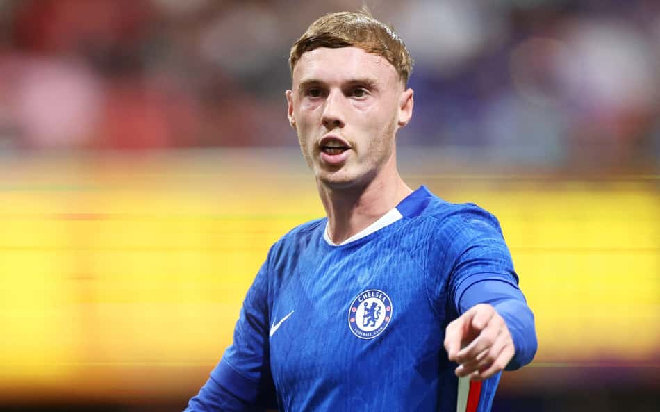 Cole Palmer em ação pelo Chelsea no Mundial (Foto: ALEX GRIMM / Getty Images via AFP)