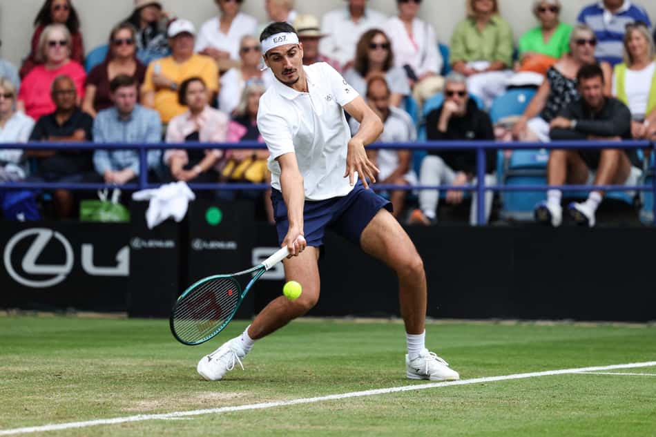 Com a queda em Eastbourne, Lorenzo Sonego volta às quadras semana que vem, em Wimbledon