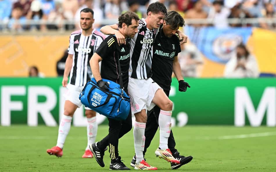 Juventus perde titular para o restante do Mundial