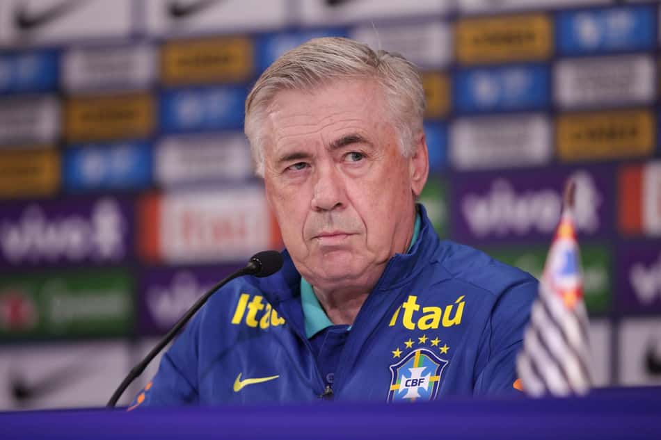 Carlo Ancelotti é o novo treinador da Seleção Brasileira