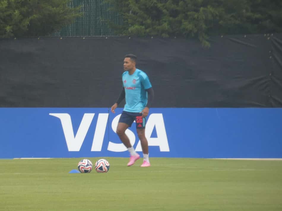 Alex Sandro Flamengo treino EUA Mundial