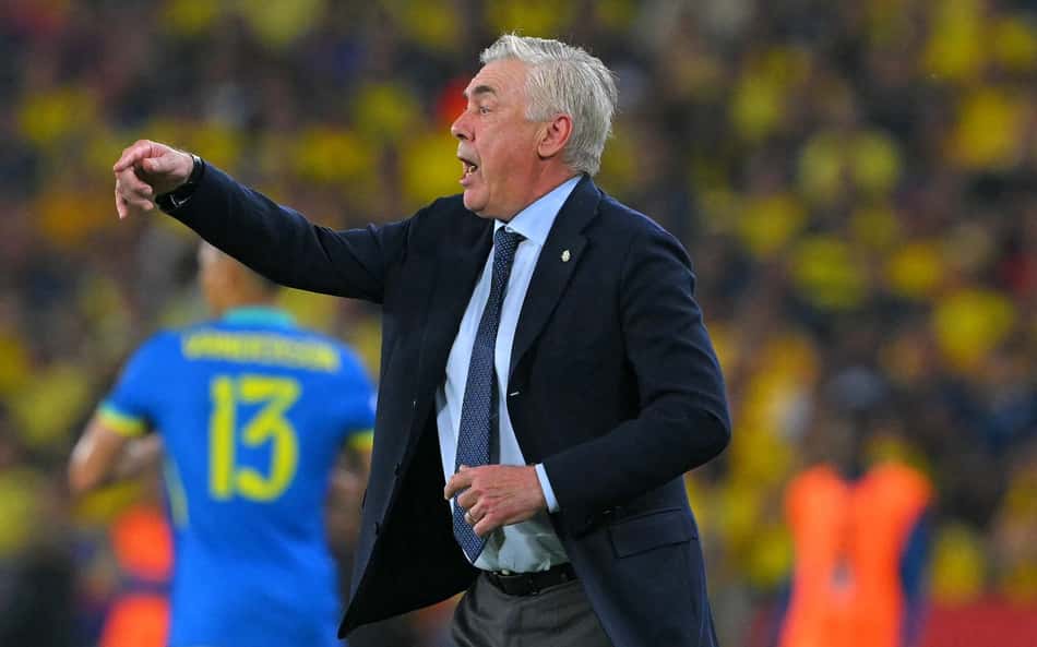 Veja o que torcedores falaram sobre Ancelotti na estreia pela Seleção Brasileira