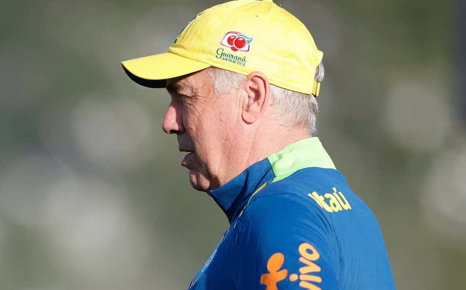 Entenda por que Ancelotti poupou jogadores de Flamengo e Palmeiras em treino da Seleção Brasileira