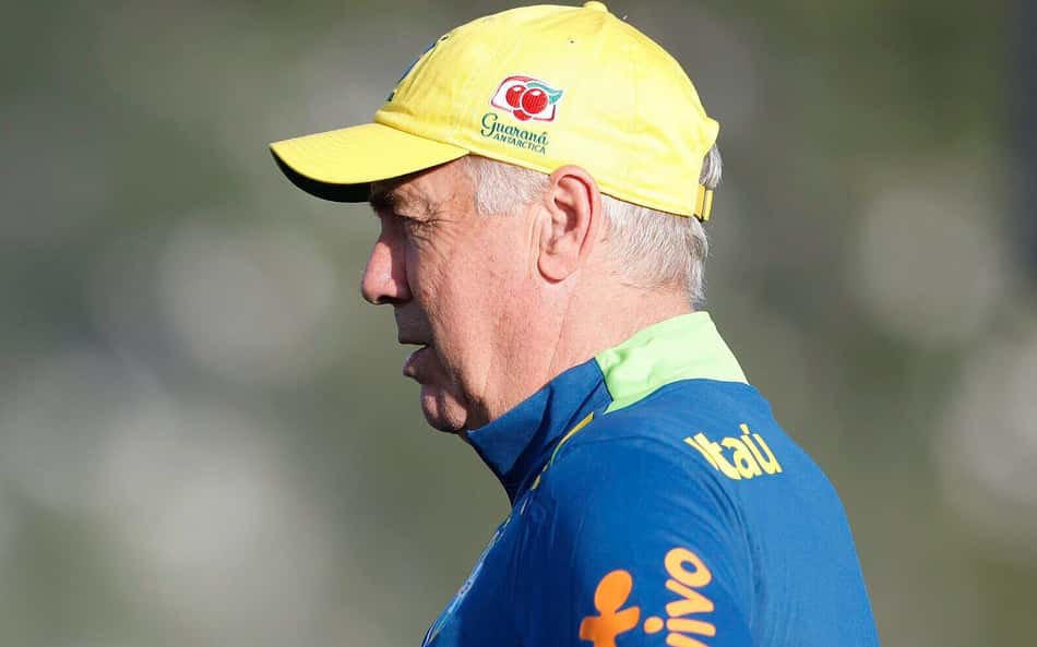 Ancelotti prepara mudança no ataque da Seleção Brasileira contra o Paraguai