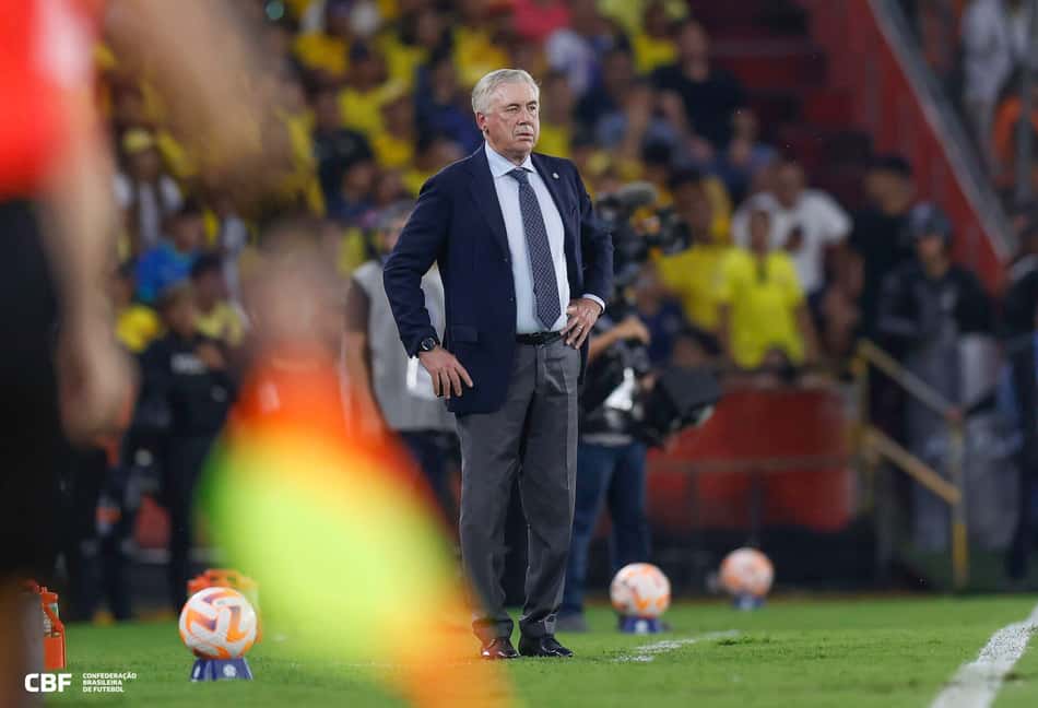 Carlo Ancelotti Brasil x Equador - Guyaquil 0506