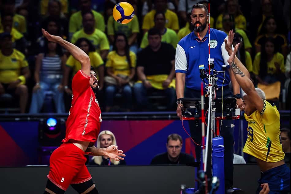 Brasil x Irã, pela VNL masculina (foto: VNL)