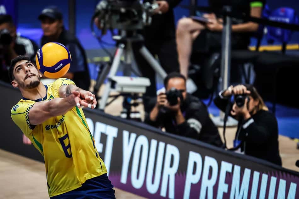 Brasil x Irã, pela VNL masculina (foto: VNL)