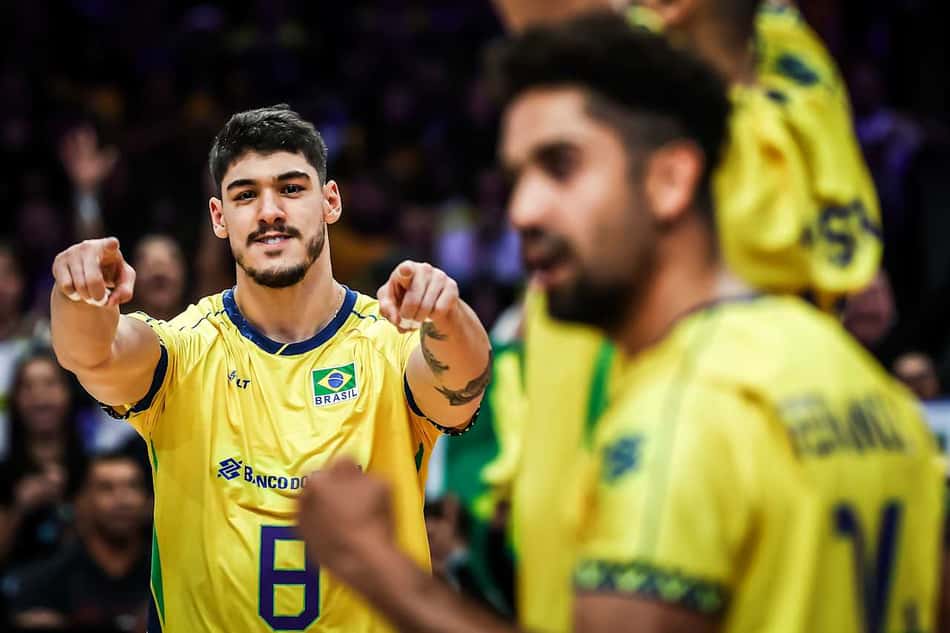 Brasil x Irã, pela VNL masculina (foto: VNL)