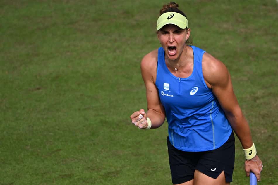 Bia Haddad enfrenta a ucraniana Elina Svitolina em Bad Homburg (foto: Kirill KUDRYAVTSEV / AFP)