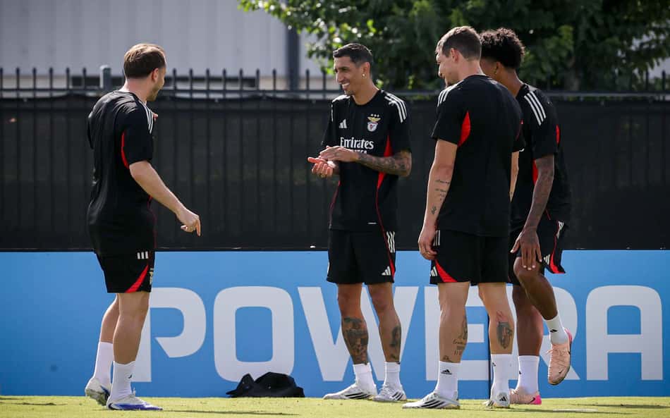 Com clima leve, Benfica está pronto para partida contra o Boca pelo Mundial de Clubes