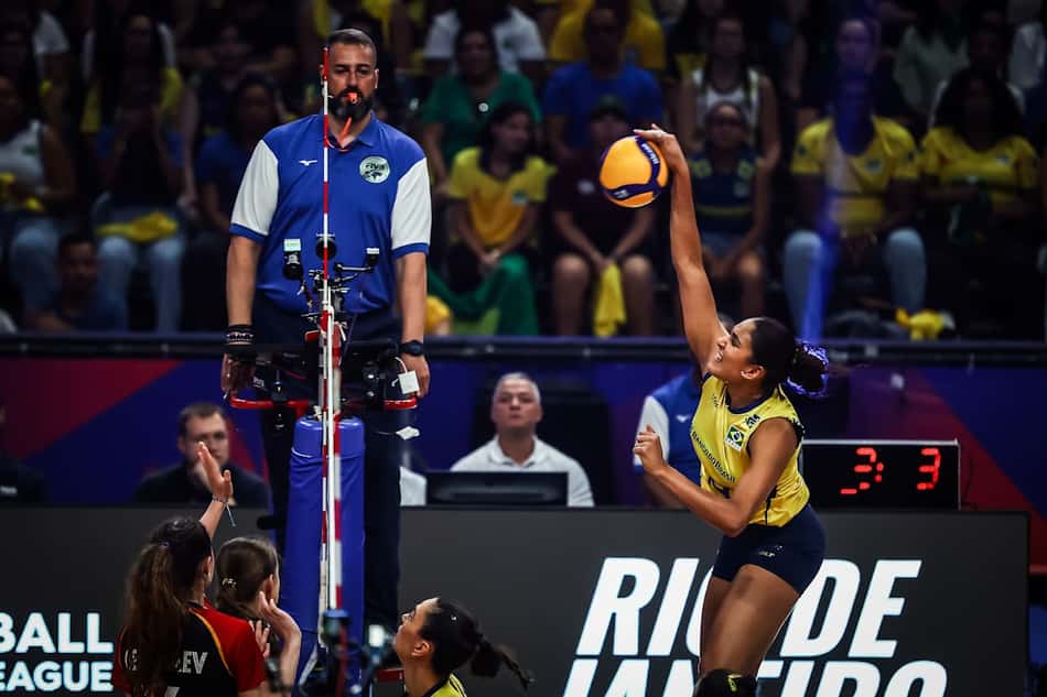 Brasil x Alemanha, VNL feminina (foto: divulgação VNL)